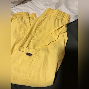 Yellow scrub pants